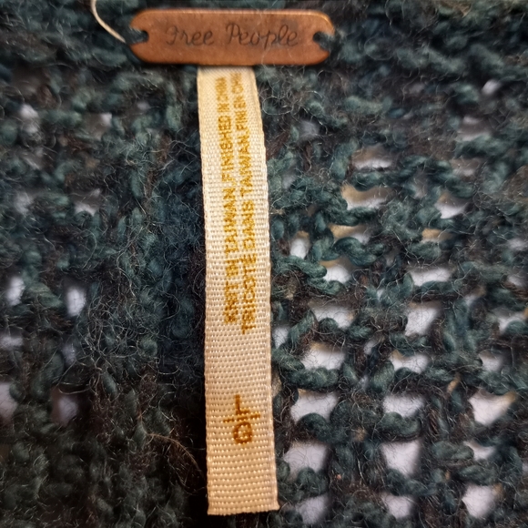 Free People Sweater Oversized Size Large - Picture 3 of 10